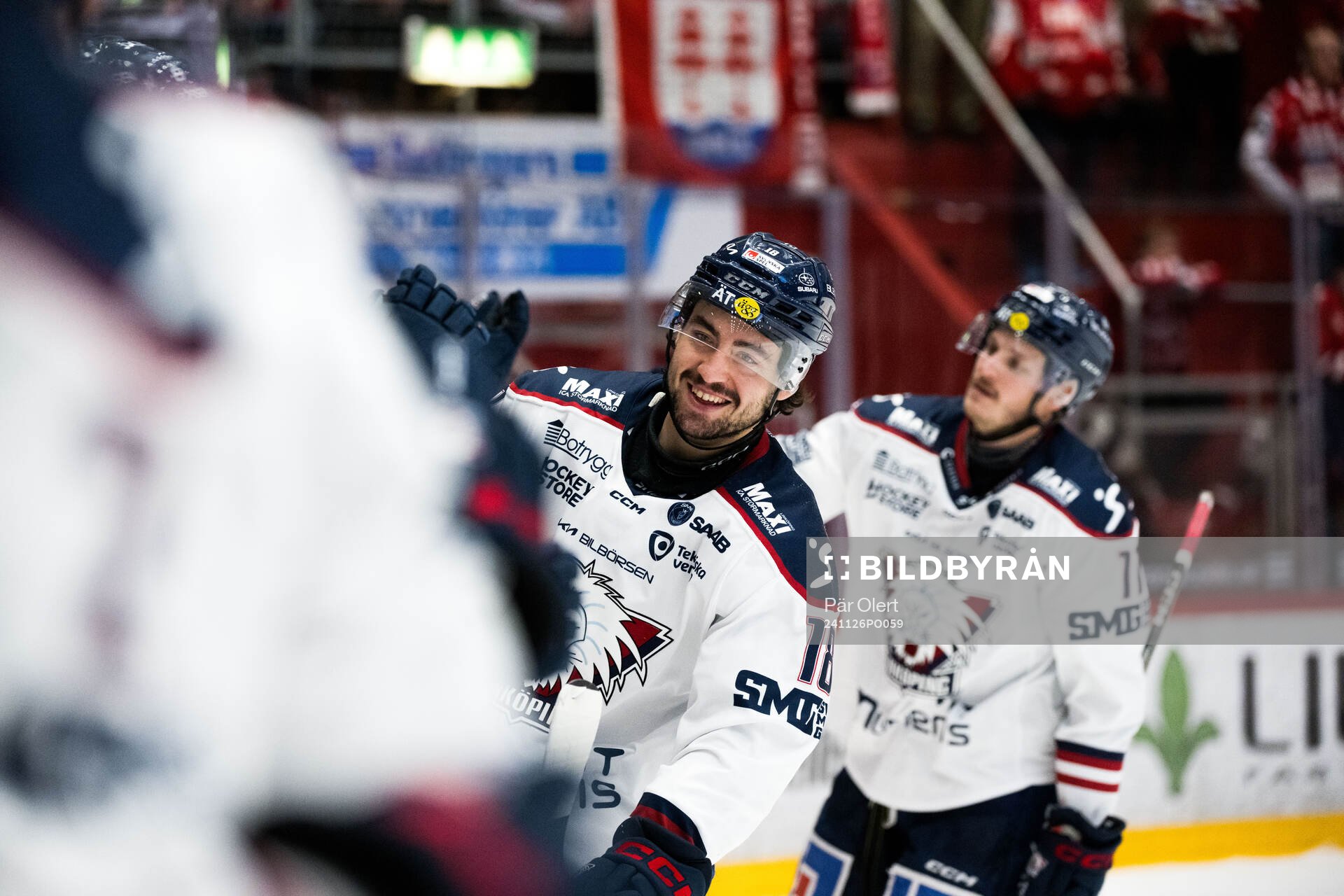 Linköpings Remi Elie jublar