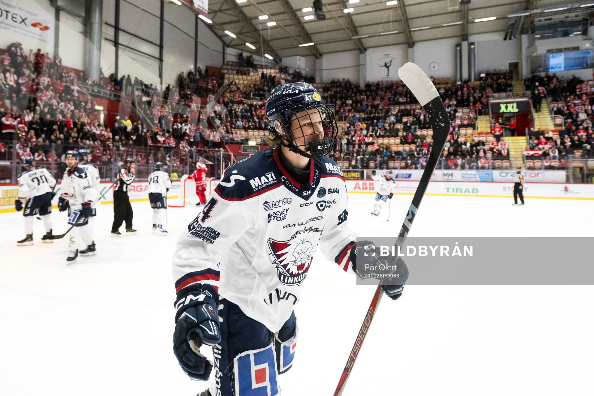 Linköpings Eddie Genborg jublar