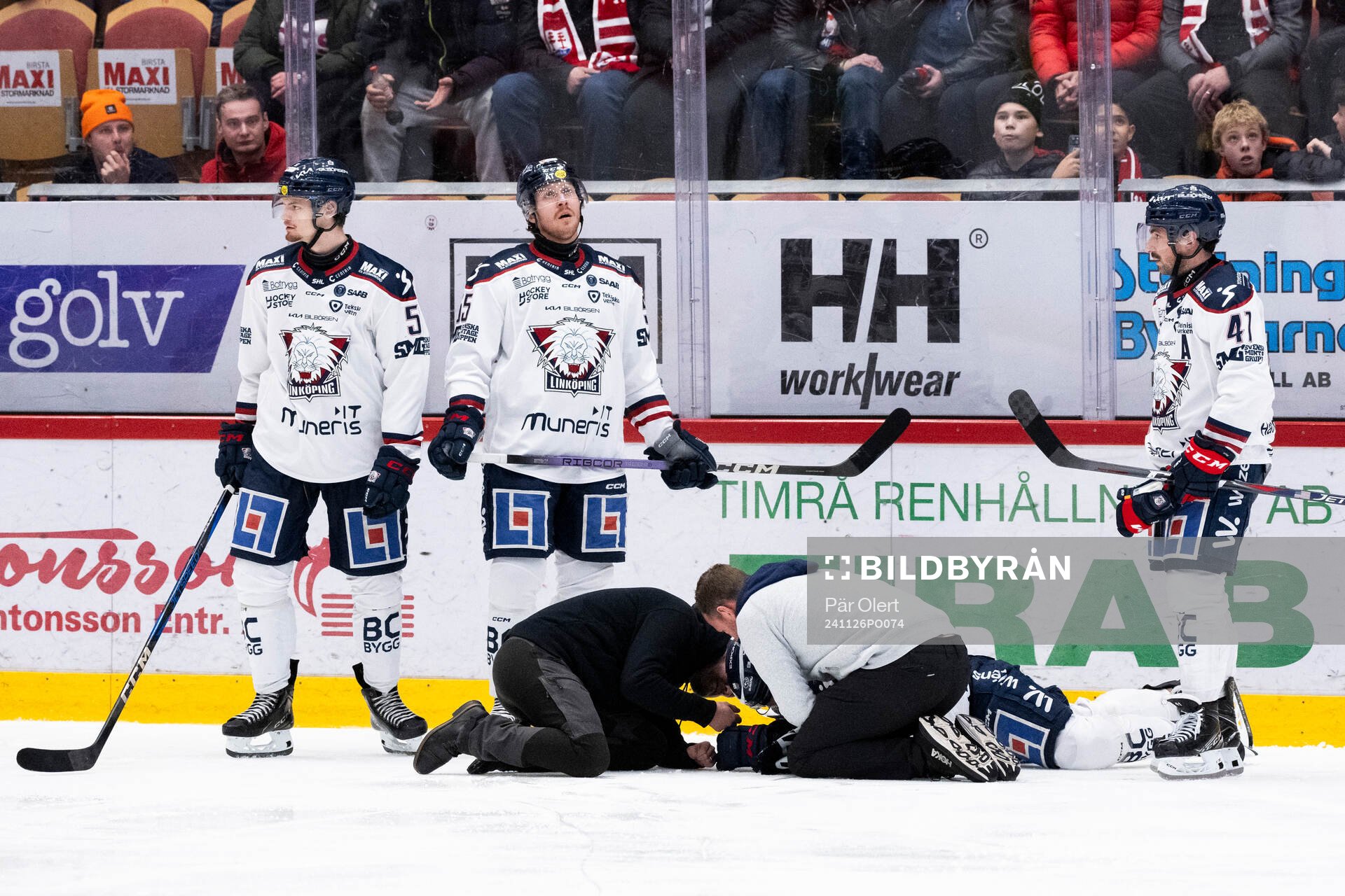 Linköpings Johan Johnsson får vård