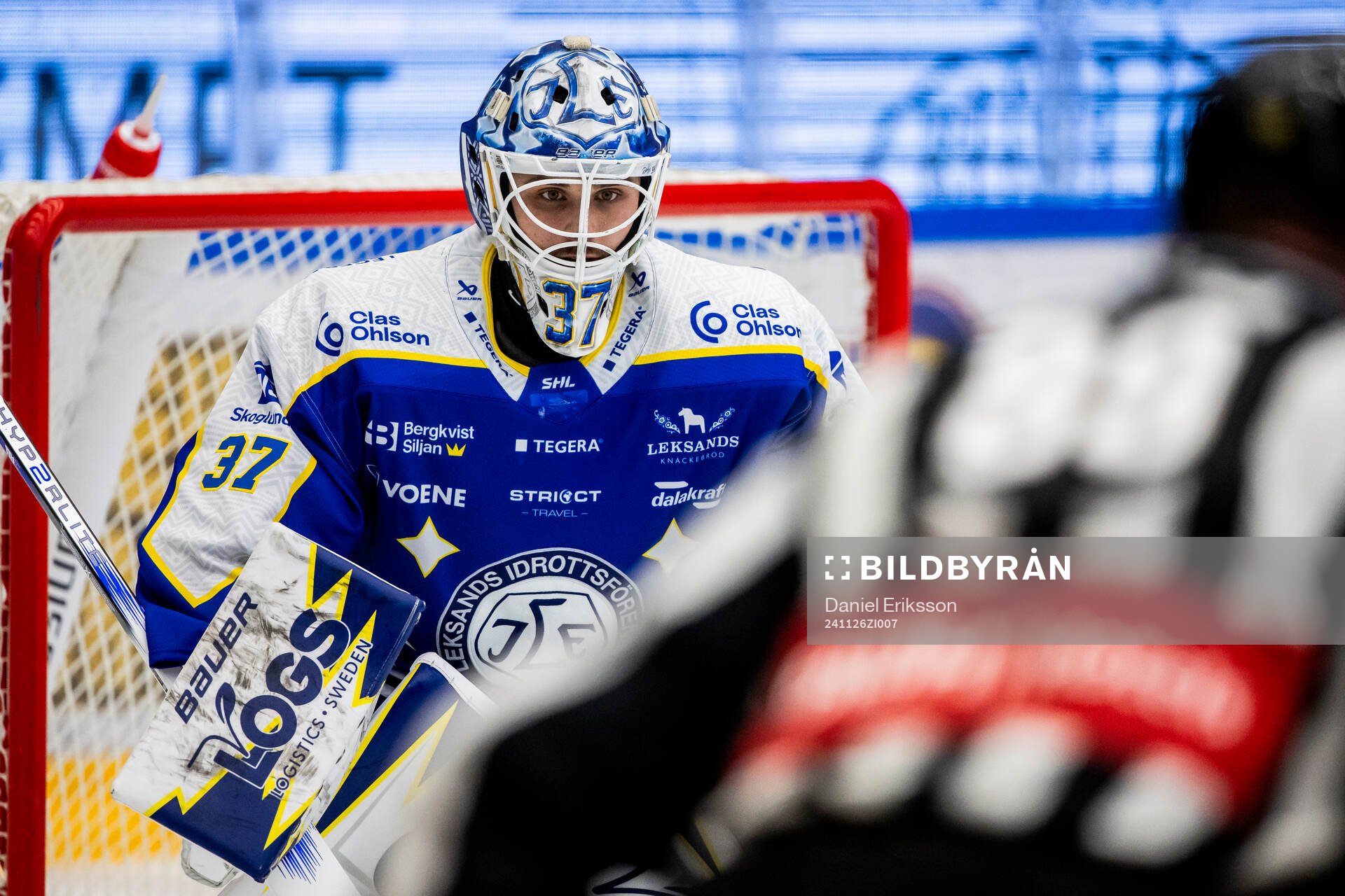 Leksands målvakt Jakob Hellsten