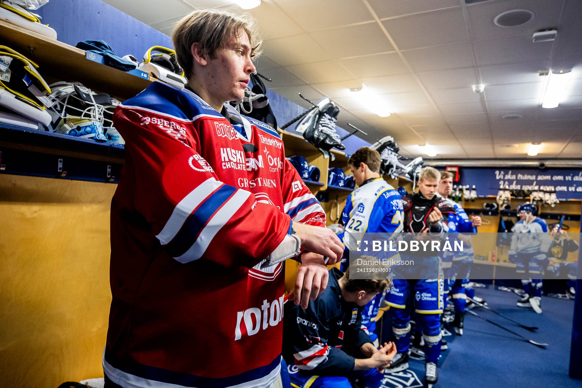 Leksands målvakt Marcus Gidlöf