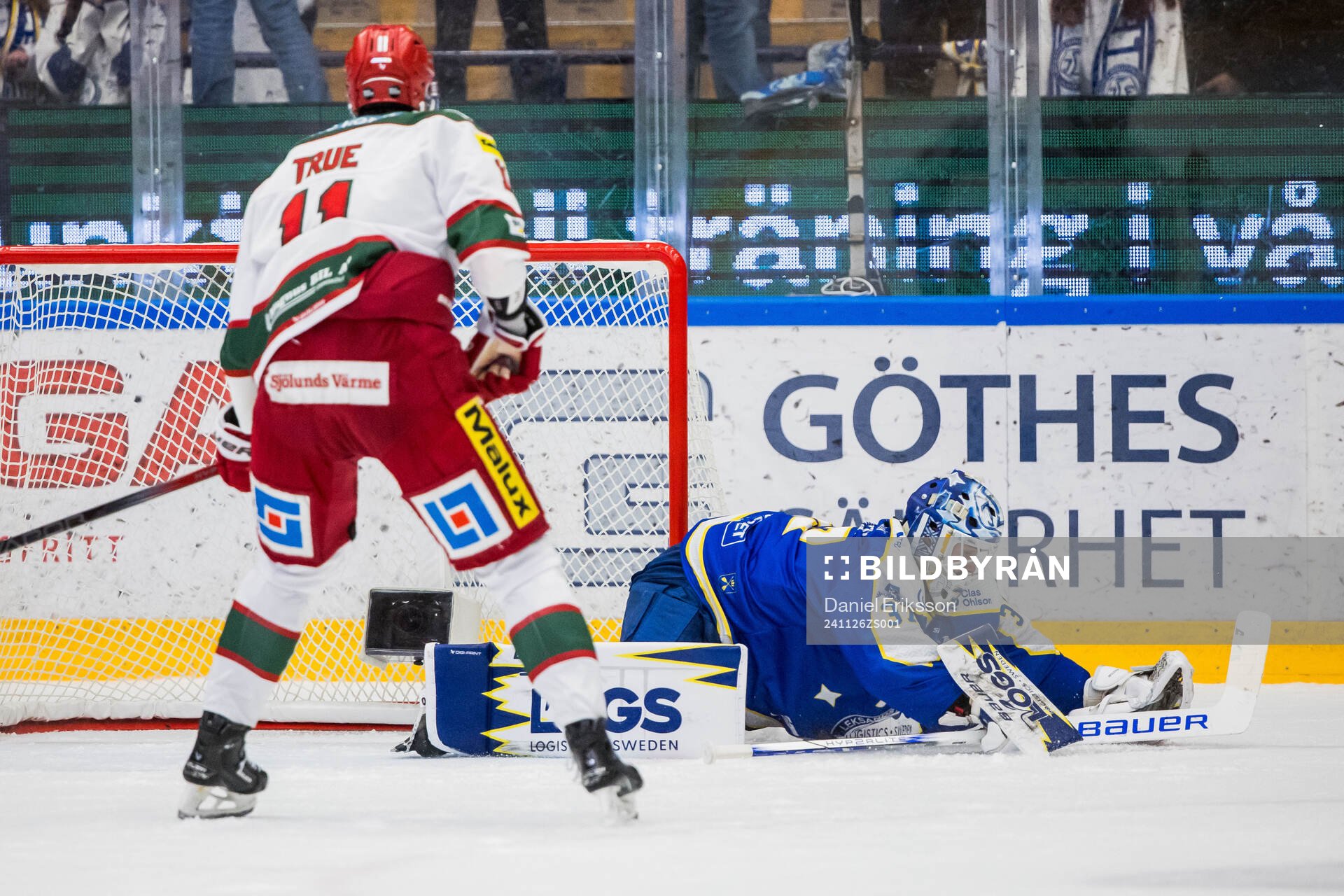 Leksands målvakt Jakob Hellsten