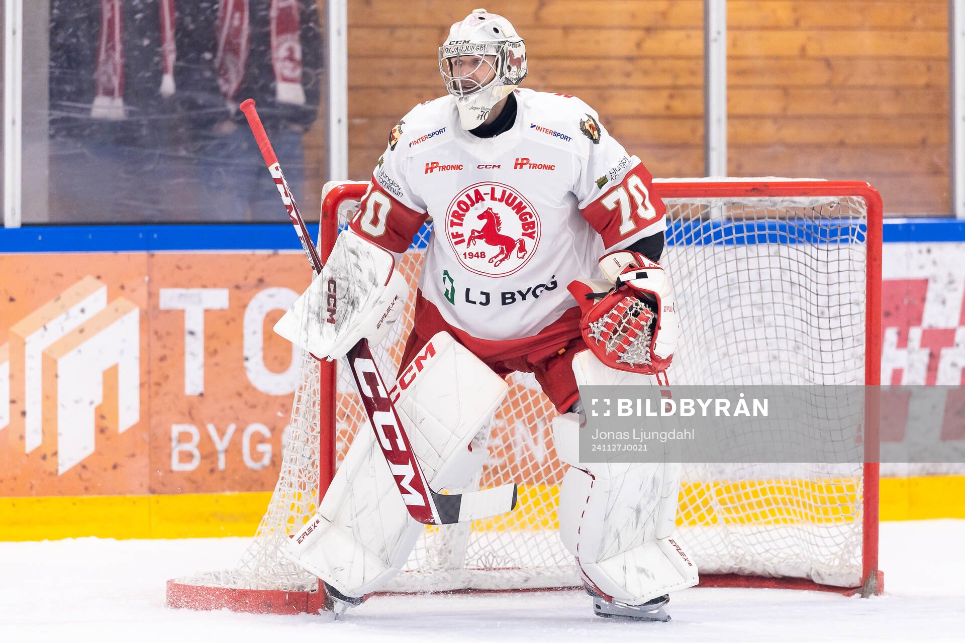 Troja/Ljungbys målvakt Jesper Eliasson