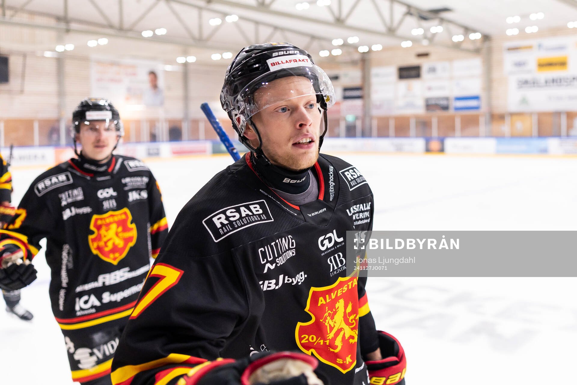 Alvesta SKs Hampus Andreen jublar