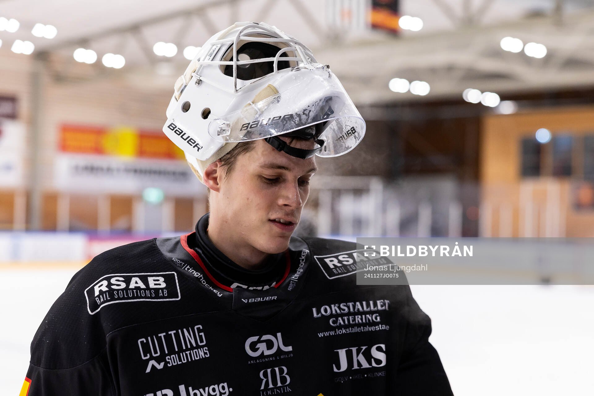 Alvesta SKs målvakt Algot Persson