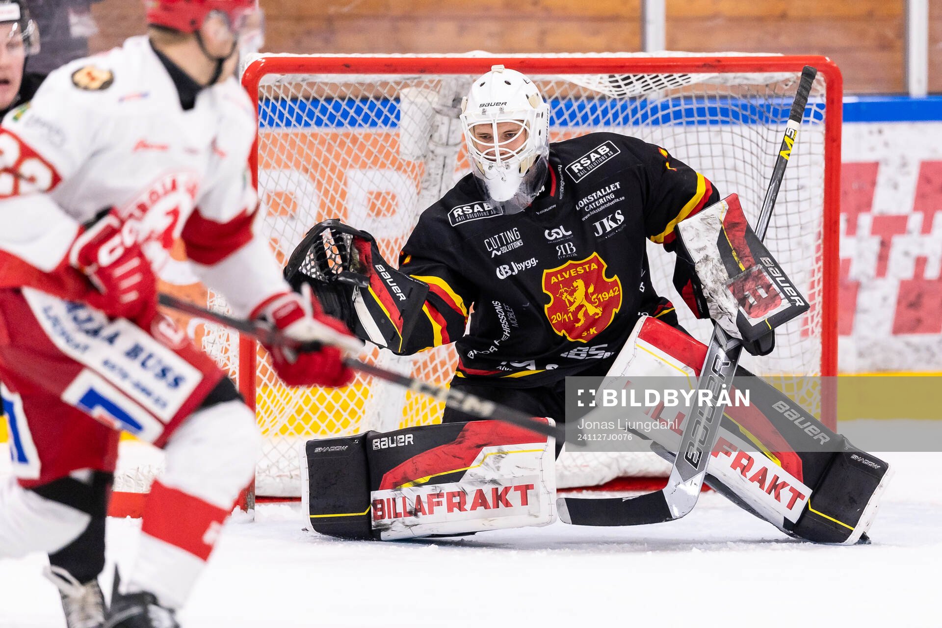 Alvesta SKs målvakt Algot Persson