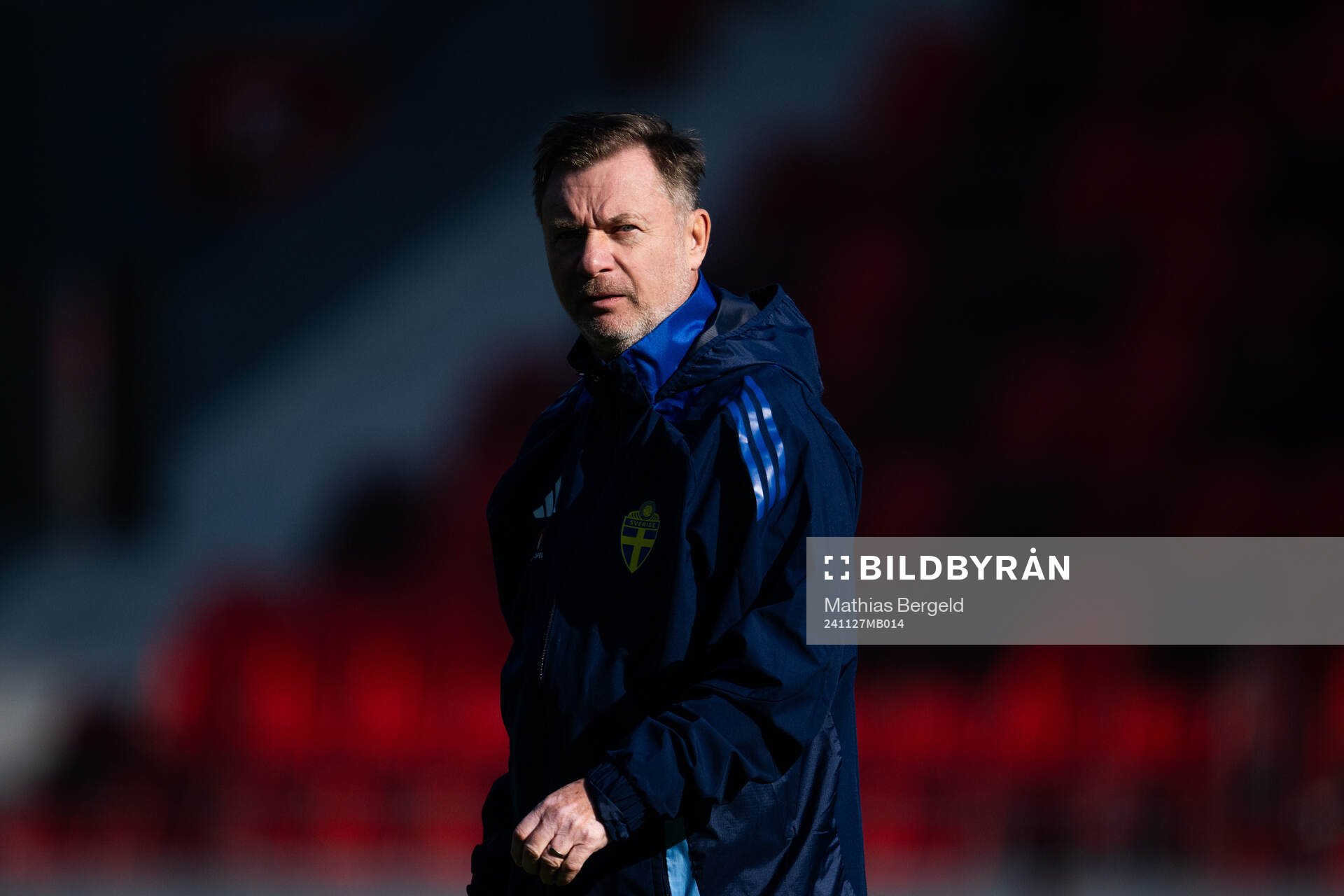 Head coach Peter Gerhardsson of the Swedish women's