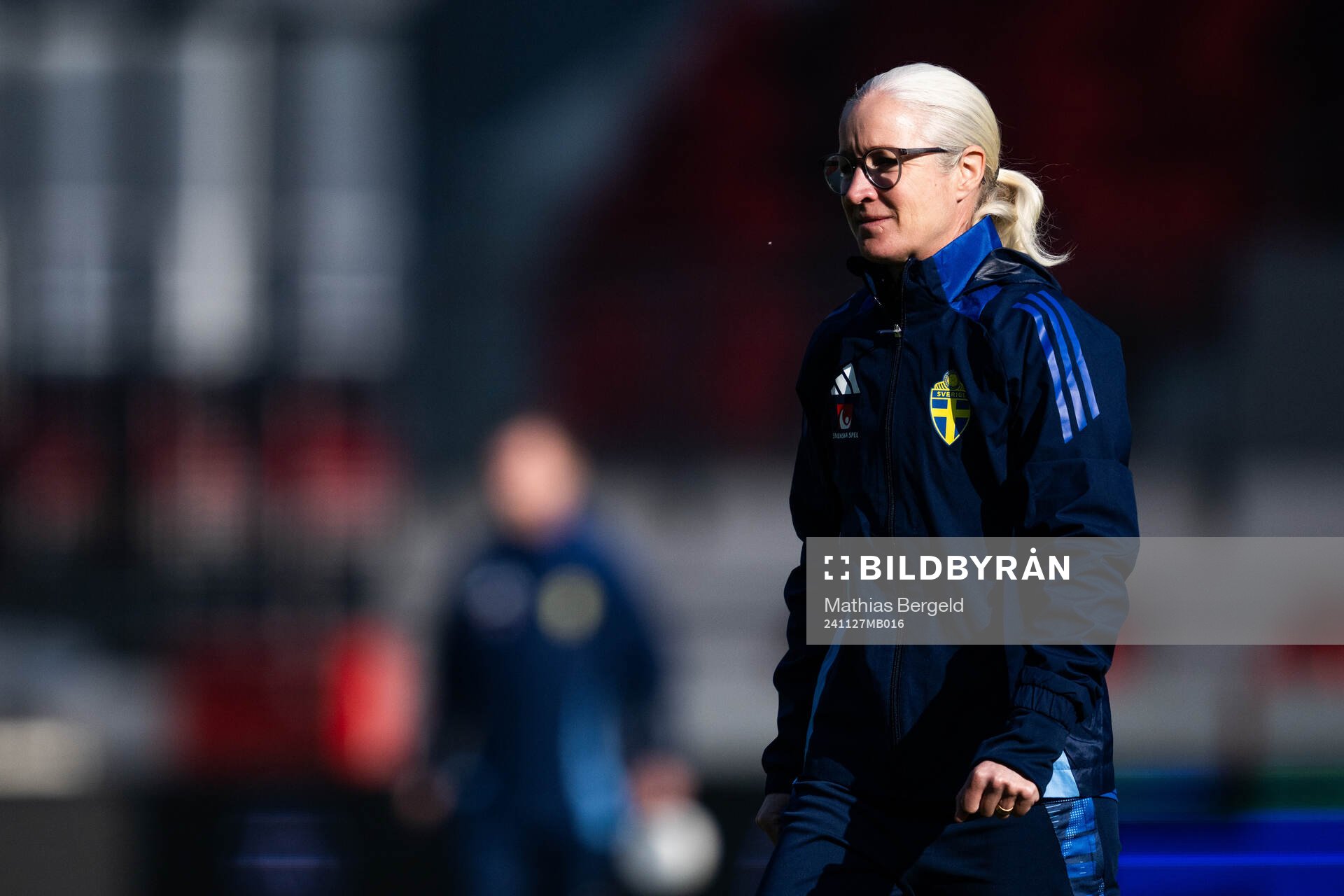 Assistant coach Victoria Sandell of the Swedish women's