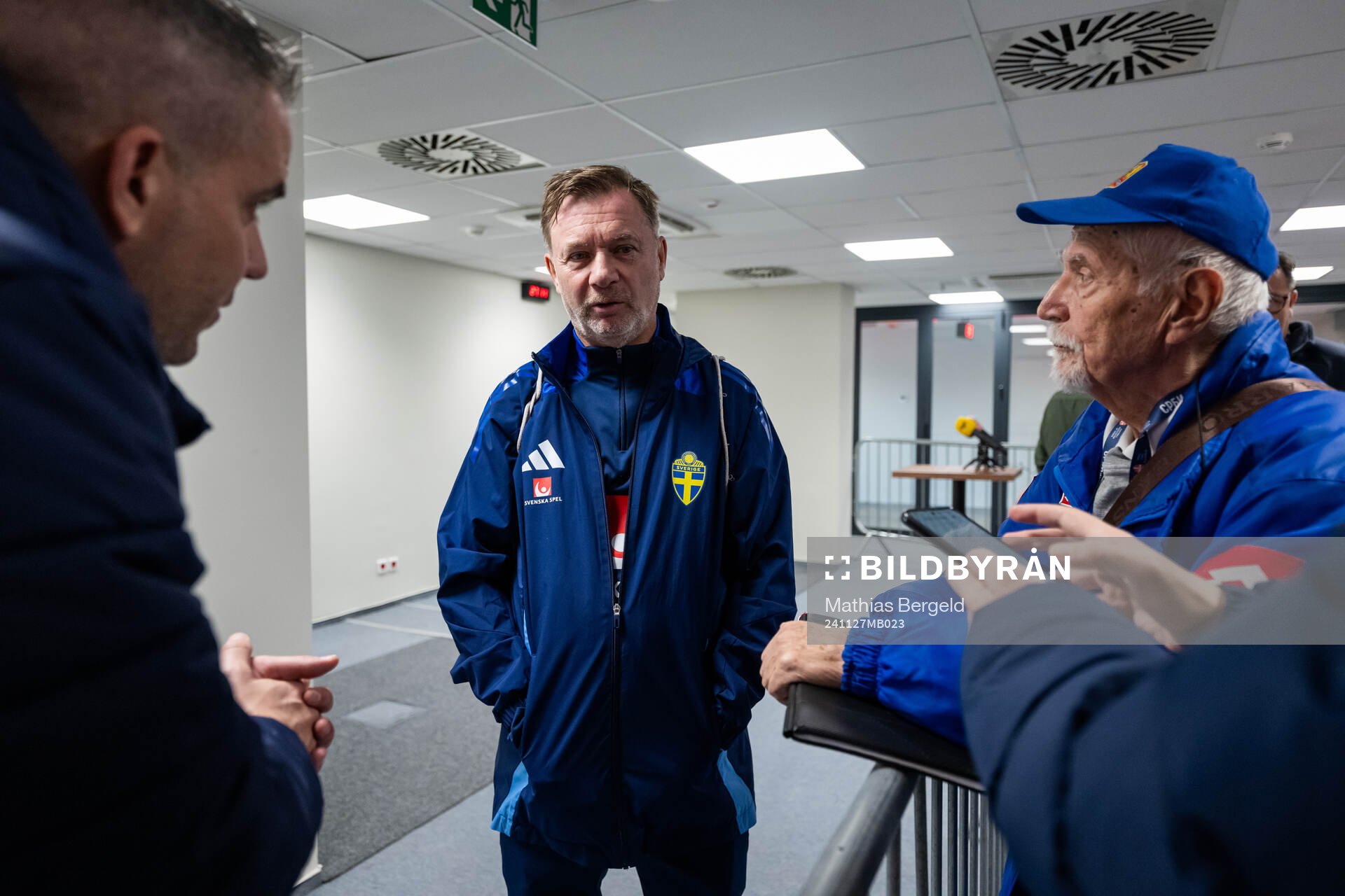 Head coach Peter Gerhardsson of the Swedish women's