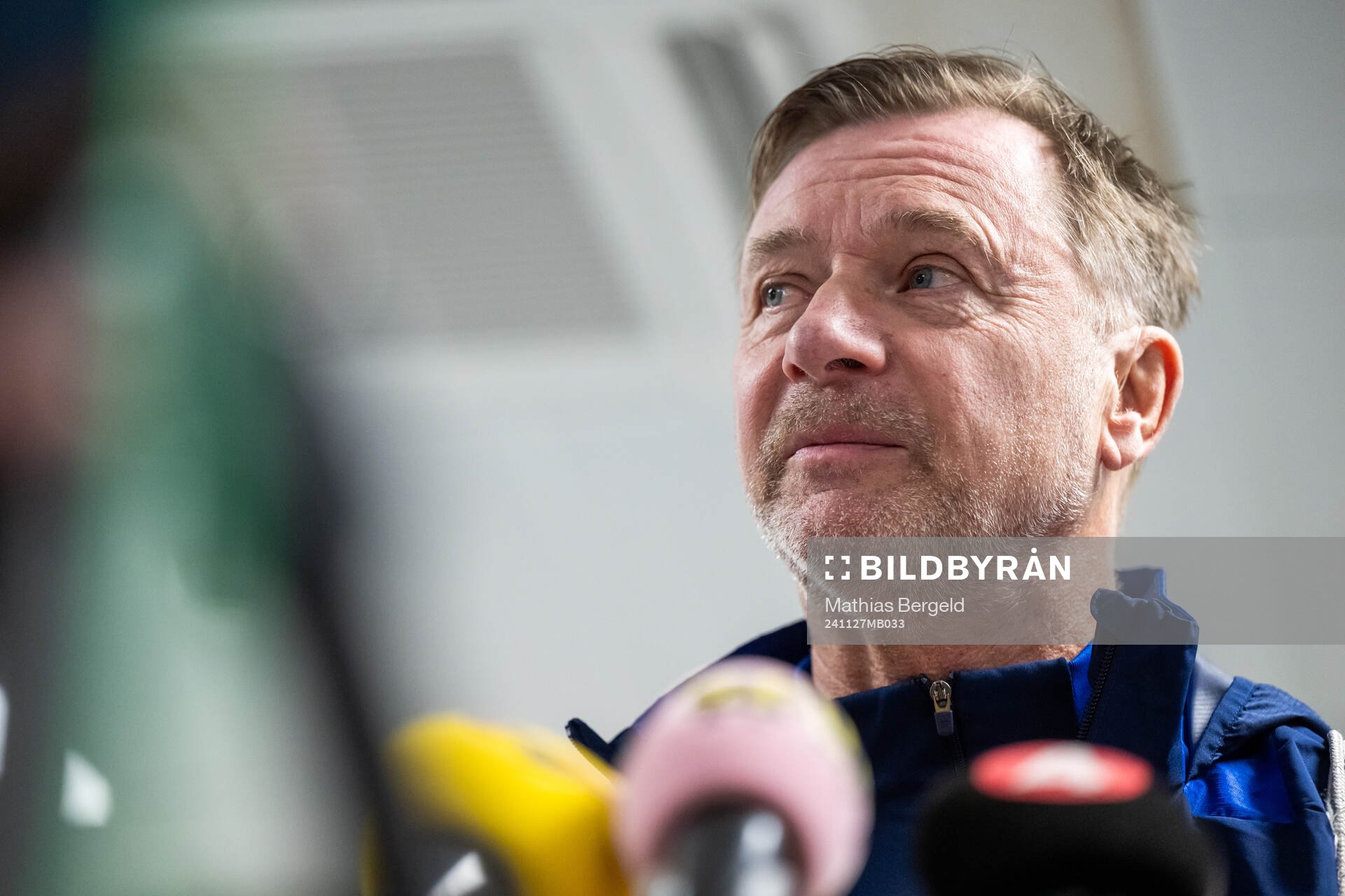 Head coach Peter Gerhardsson of the Swedish women's