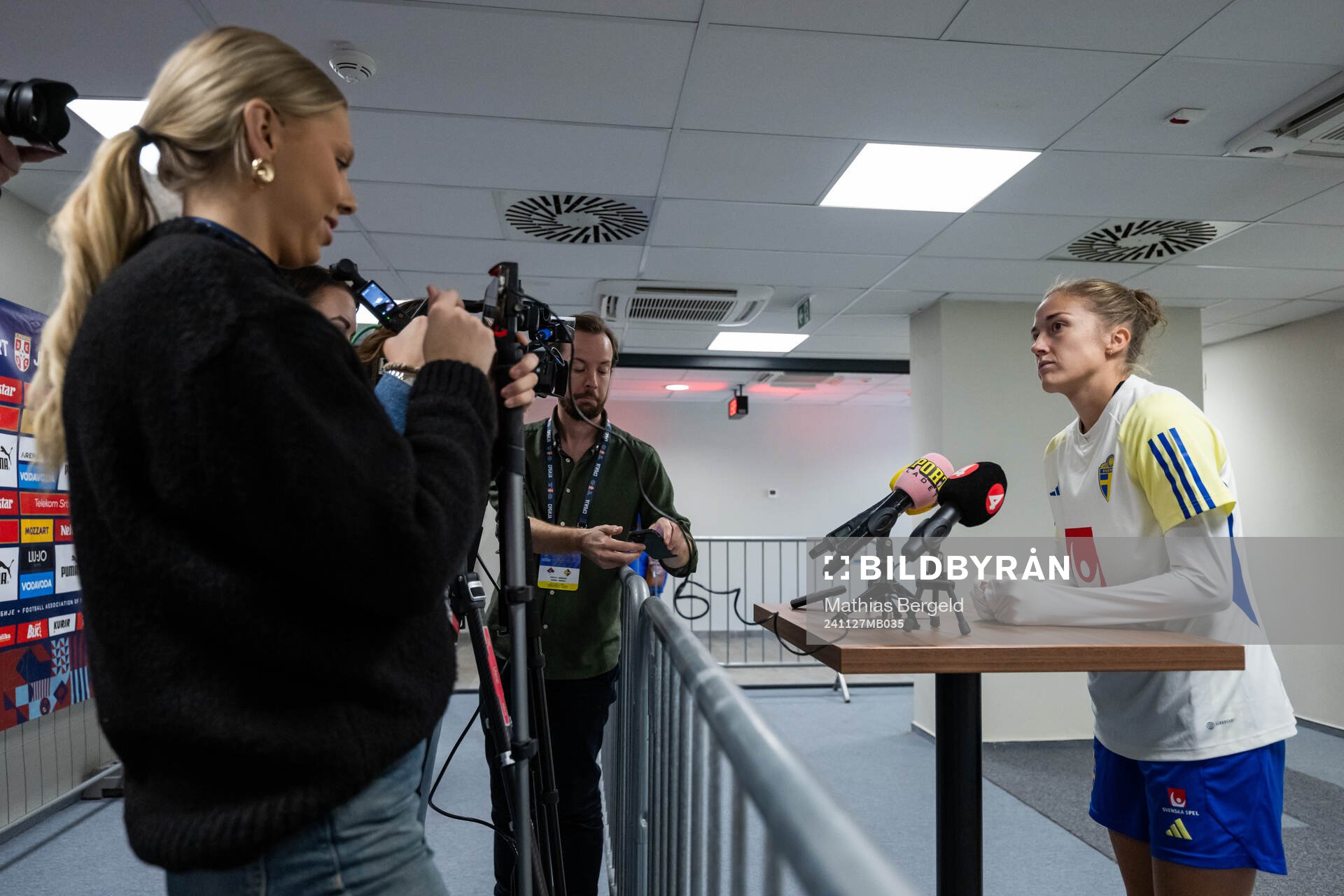 Filippa Angeldahl of the Swedish women's national football