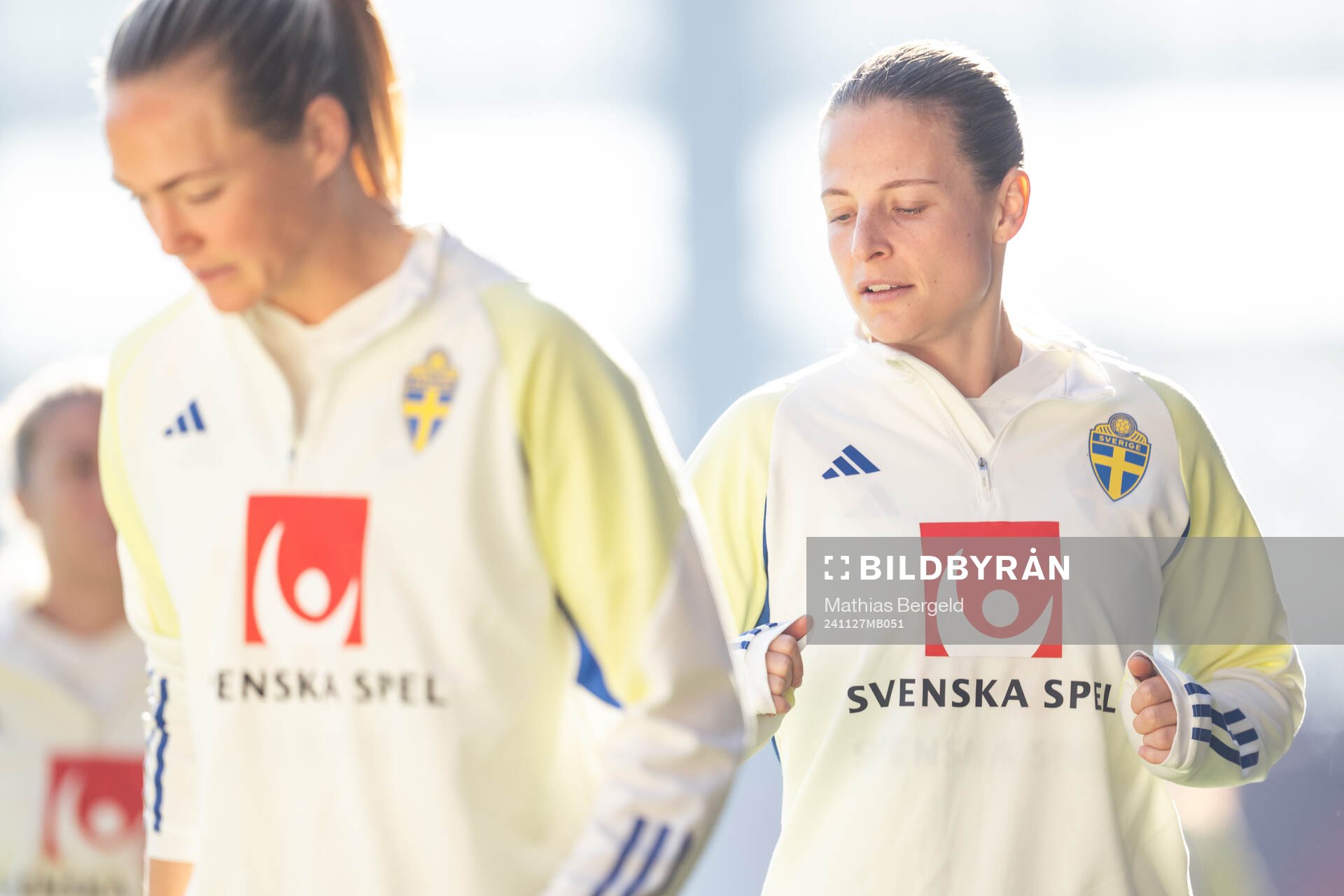 Anna Anvegård of the Swedish women's national football team