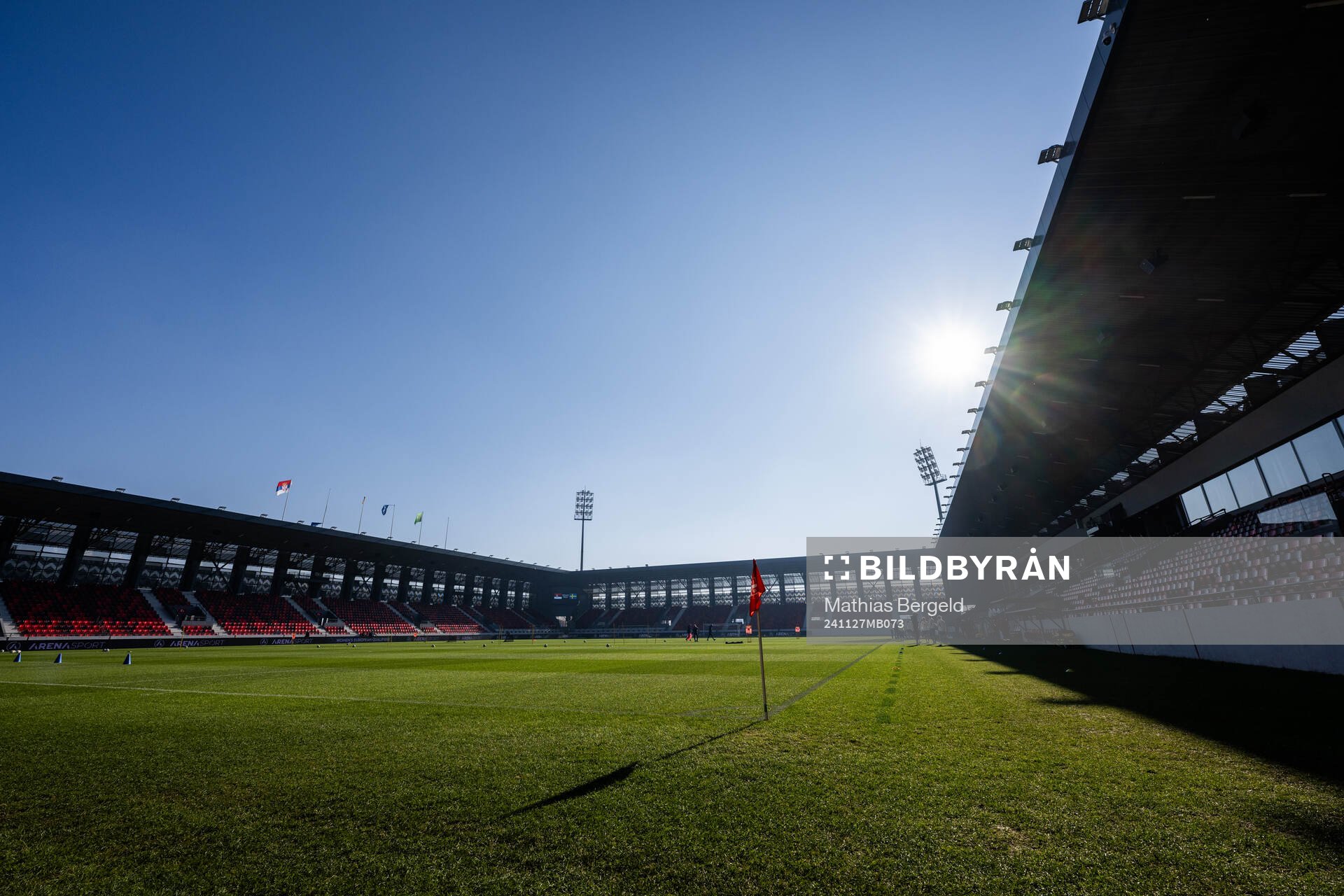 Interior view of Stadion Dubocica