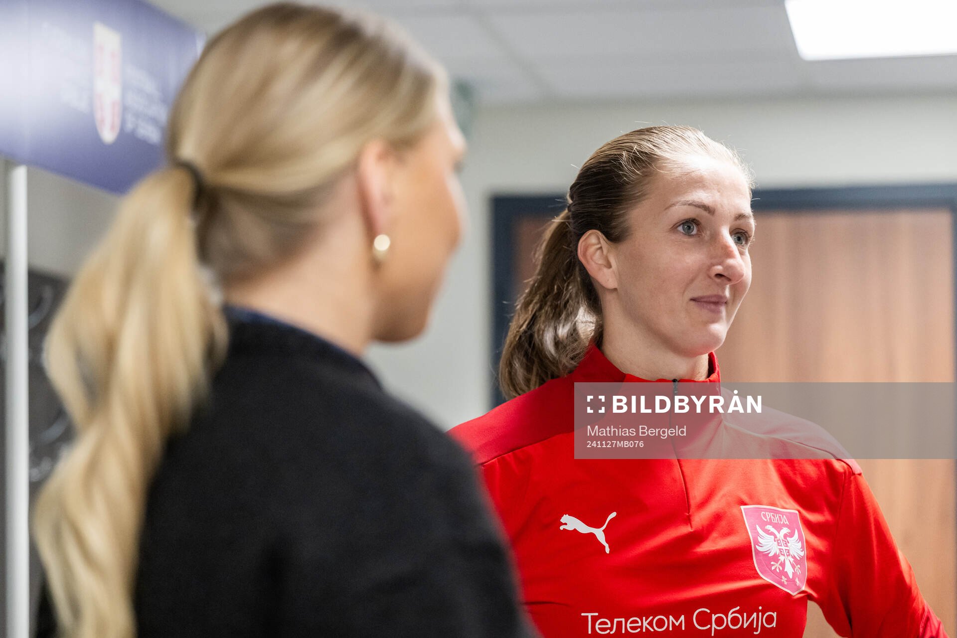 Violeta Slovic of the Serbian women's national football