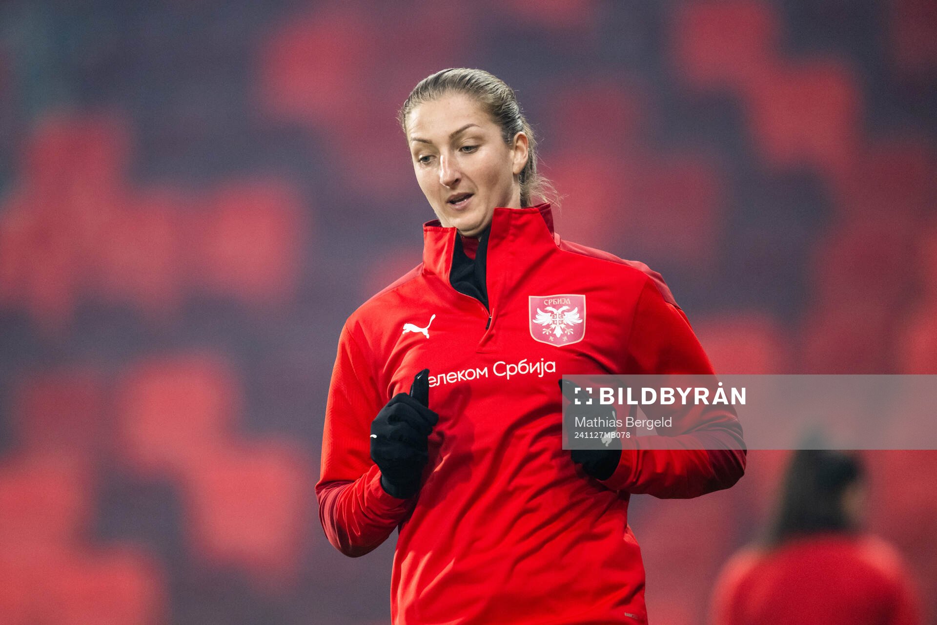 Violeta Slovic of the Serbian women's national football team