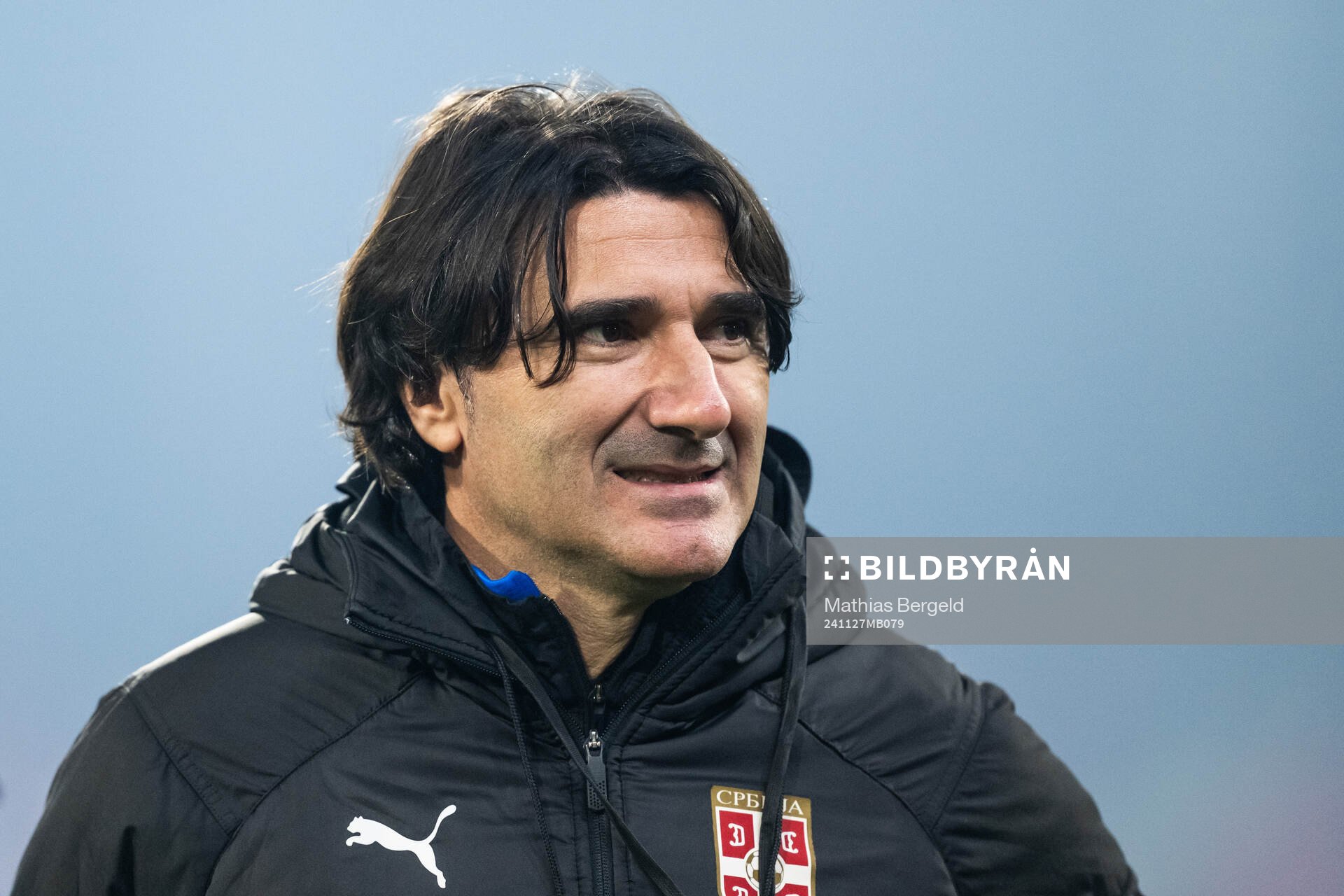 Head coach Dragisa Zecevic of the Serbian women's national