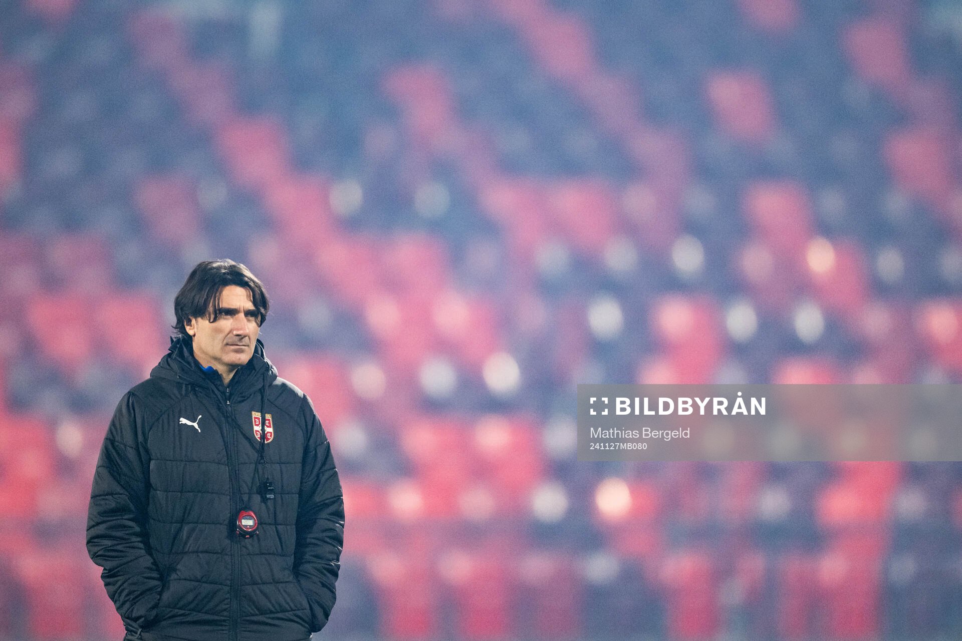 Head coach Dragisa Zecevic of the Serbian women's national