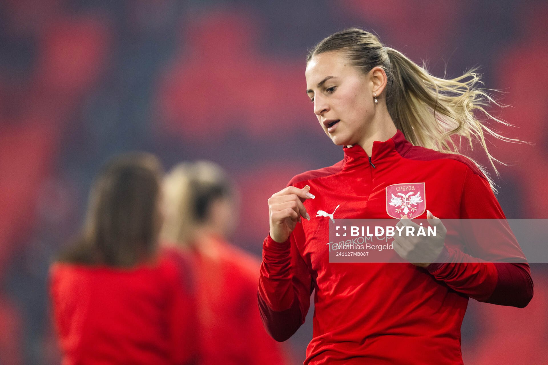 Sofija Sremcevic of the Serbian women's national football