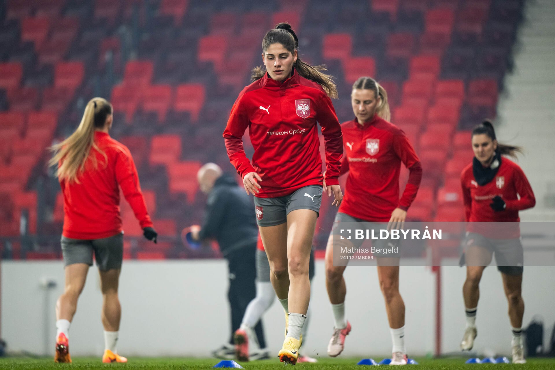 Sara Stokic of the Serbian women's national football team