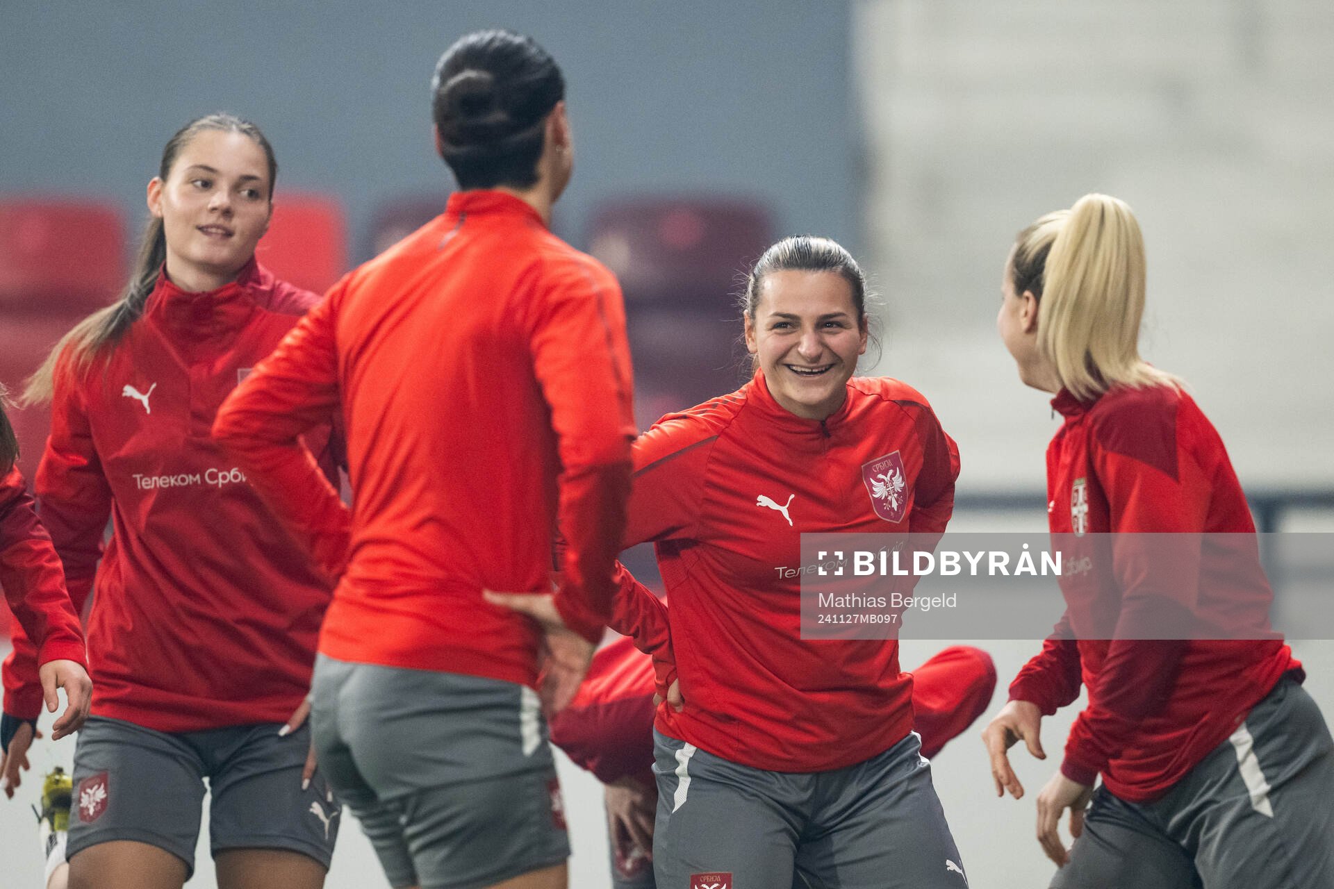 Emma Petrovic of the Serbian women's national football team