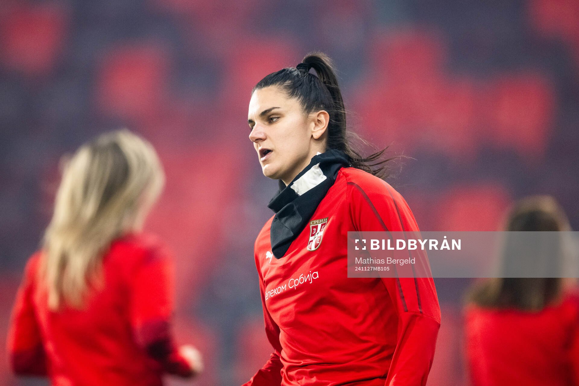 Jovana Damnjanovic of the Serbian women's national football