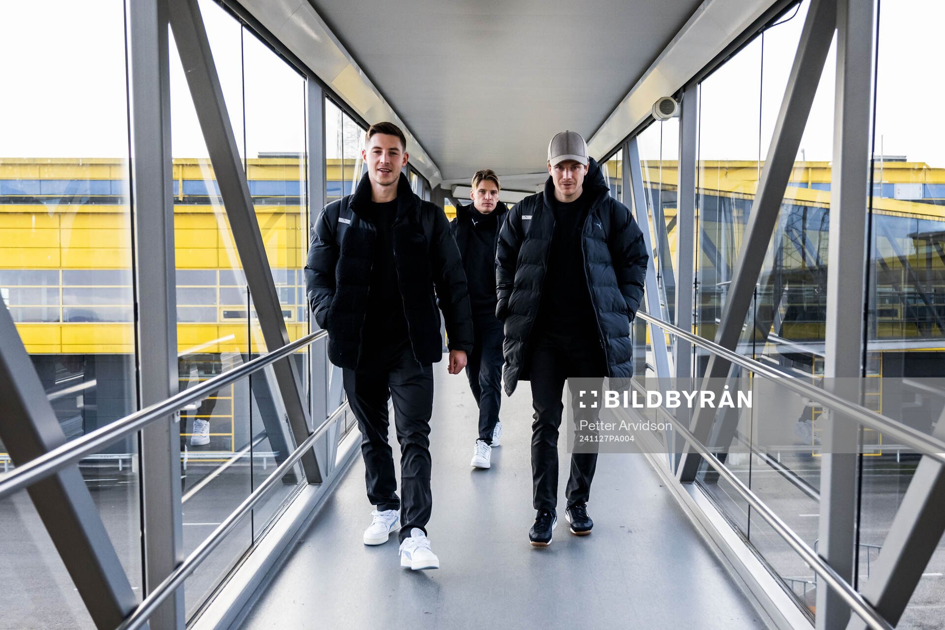 Lasse Berg Johnsen, Jens Stryger Larsen and Oliver Berg of