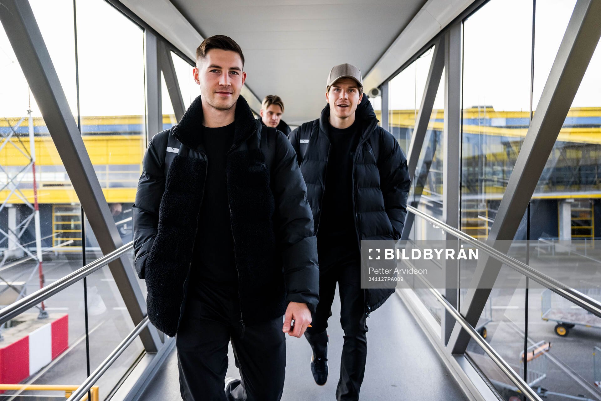 Lasse Berg Johnsen and Oliver Berg of Malmö FF