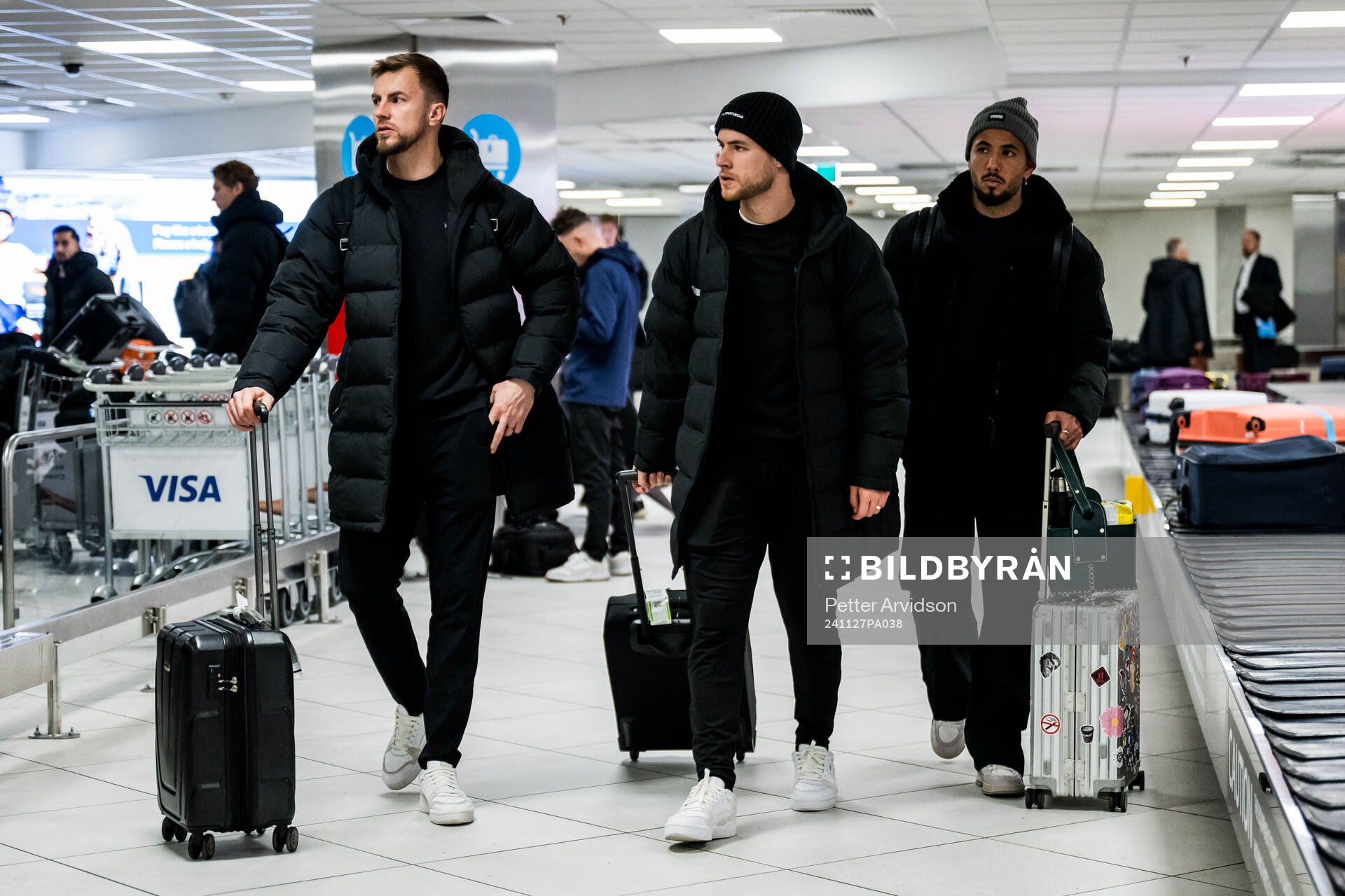 Goalkeeper Ricardo Friedrich, Gabriel Busanello and Sergio