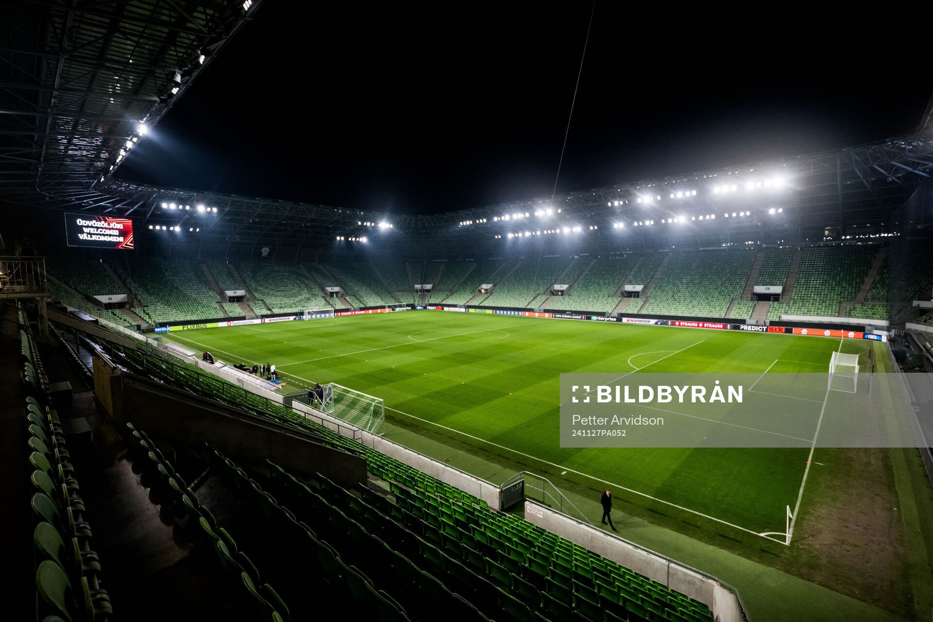 General view of Ferencvaros Stadium