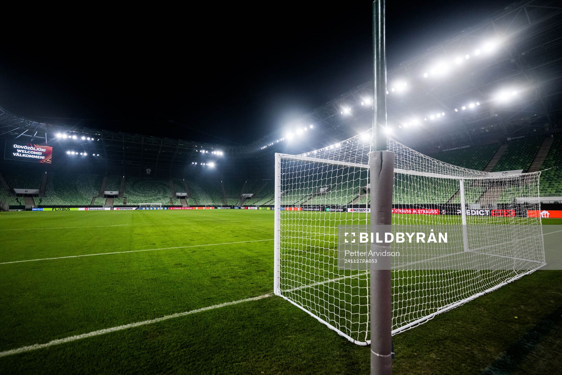 General view of Ferencvaros Stadium