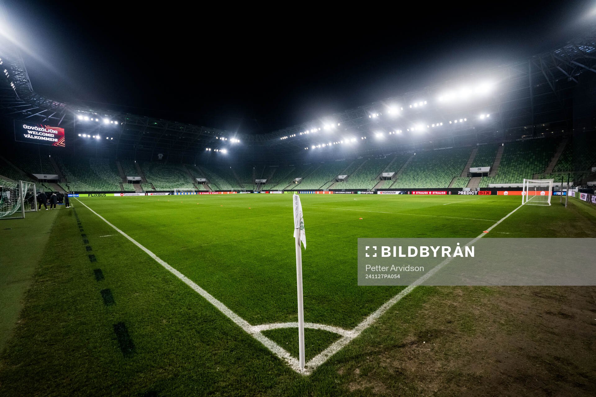 General view of Ferencvaros Stadium
