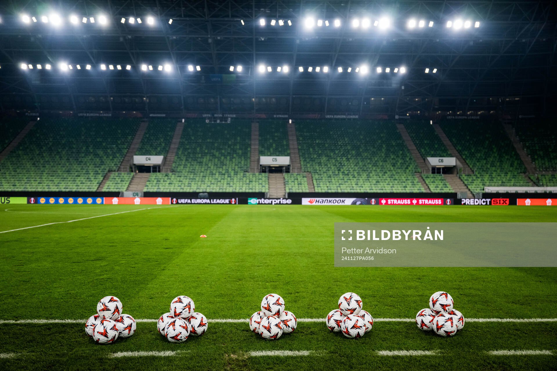 General view of Ferencvaros Stadium