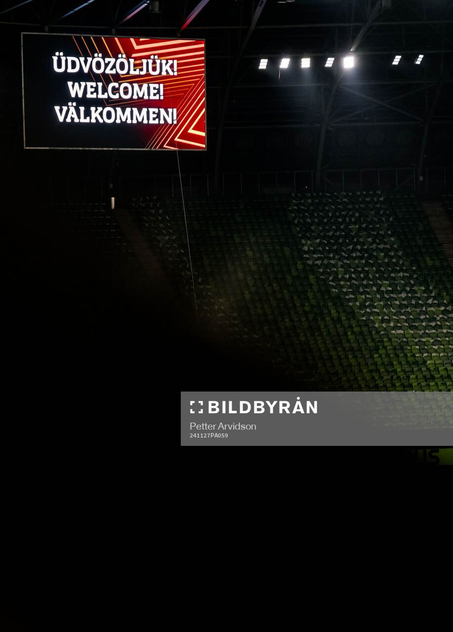 General view of Ferencvaros Stadium