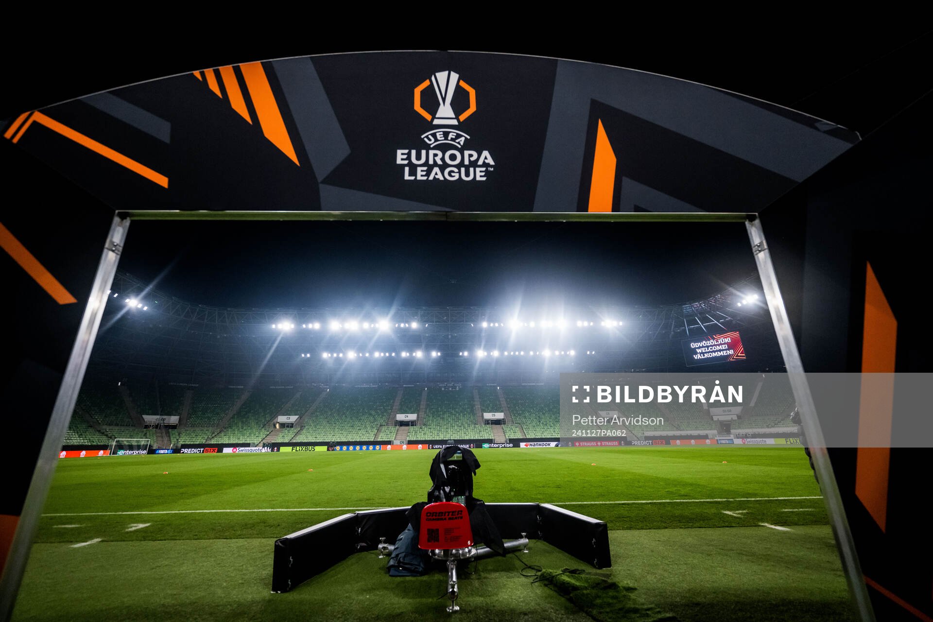 General view of Ferencvaros Stadium