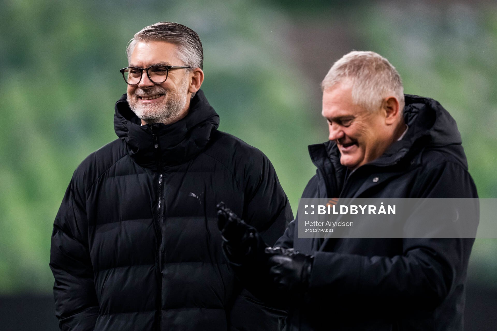 CEO Niclas Carlnen and chairman Anders Pålsson of Malmö FF