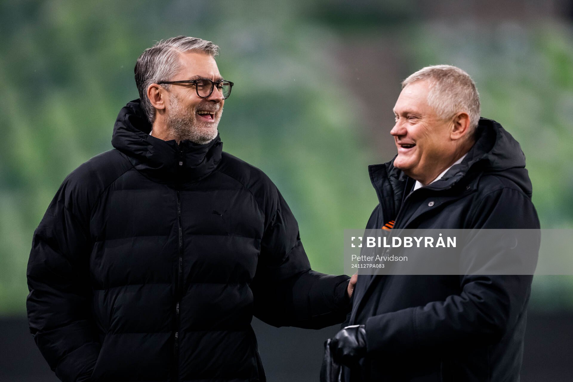 CEO Niclas Carlnen and chairman Anders Pålsson of Malmö FF