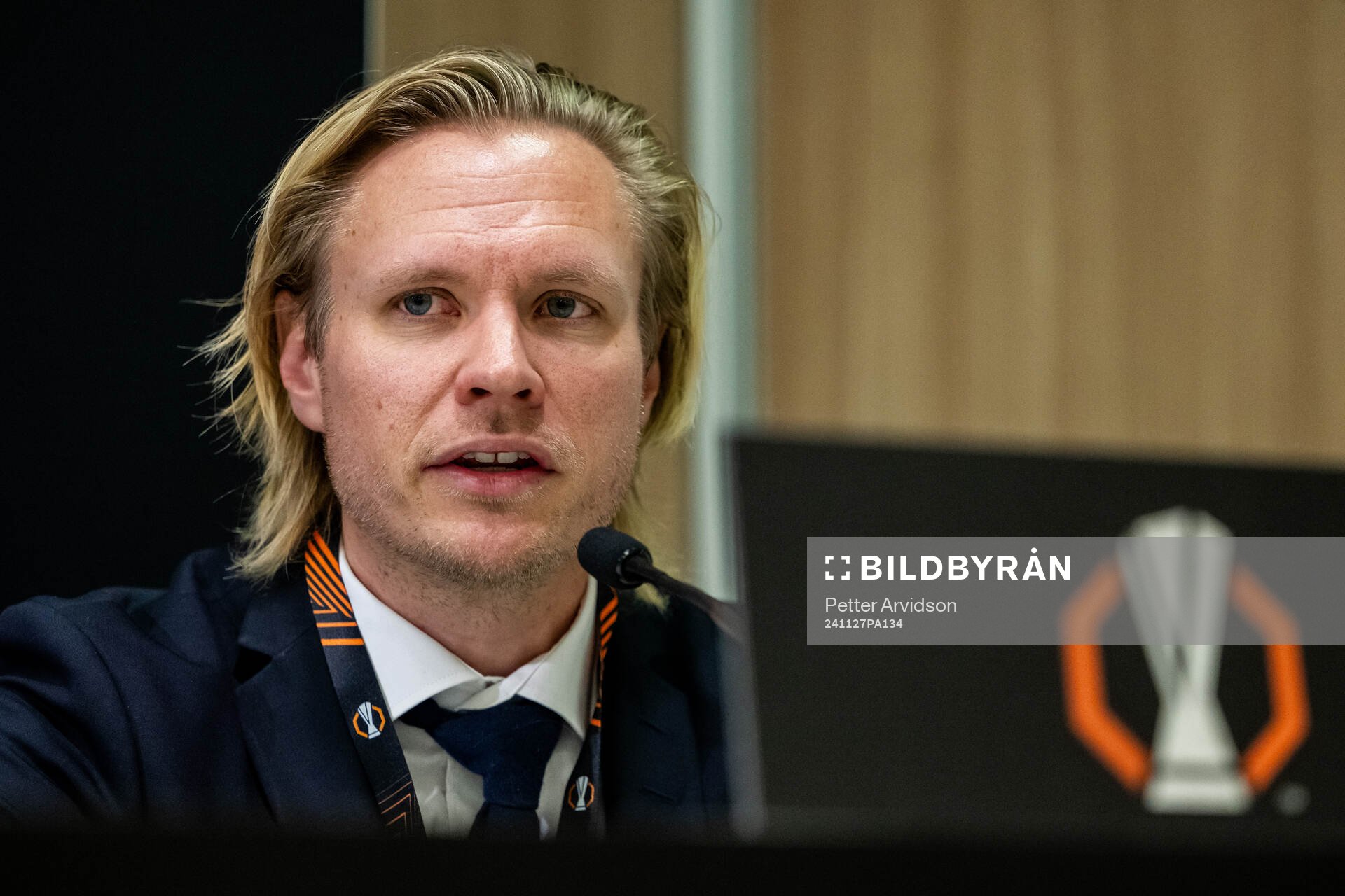 Hjalmar Steenberg, press officer of Malmö FF