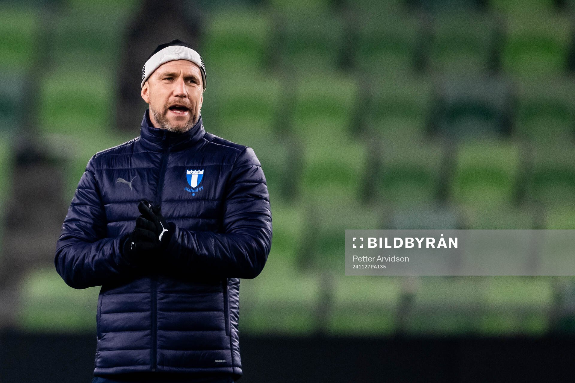 Head coach Henrik Rydström of Malmö FF