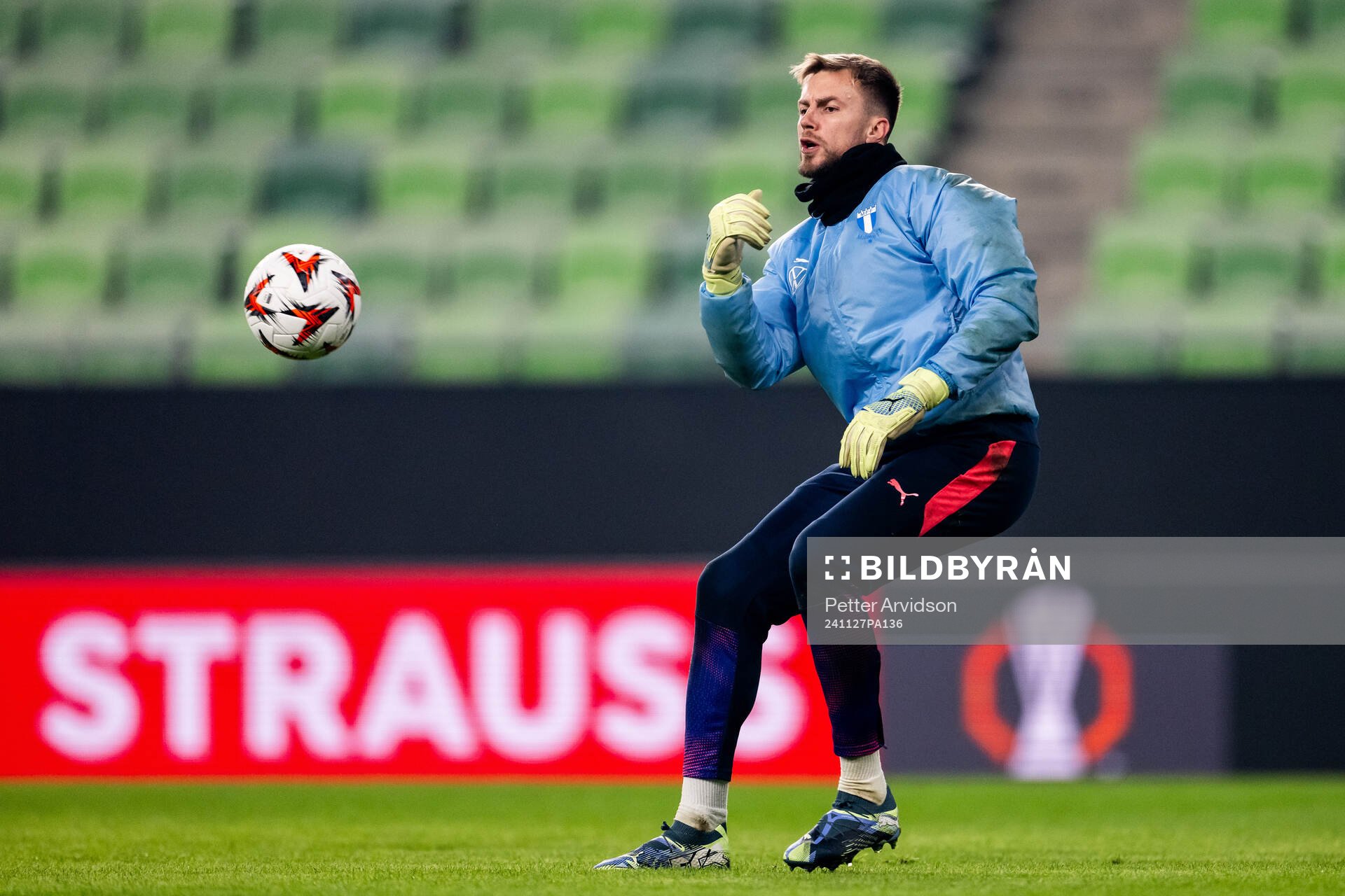 Goalkeeper Ricardo Friedrich of Malmö FF