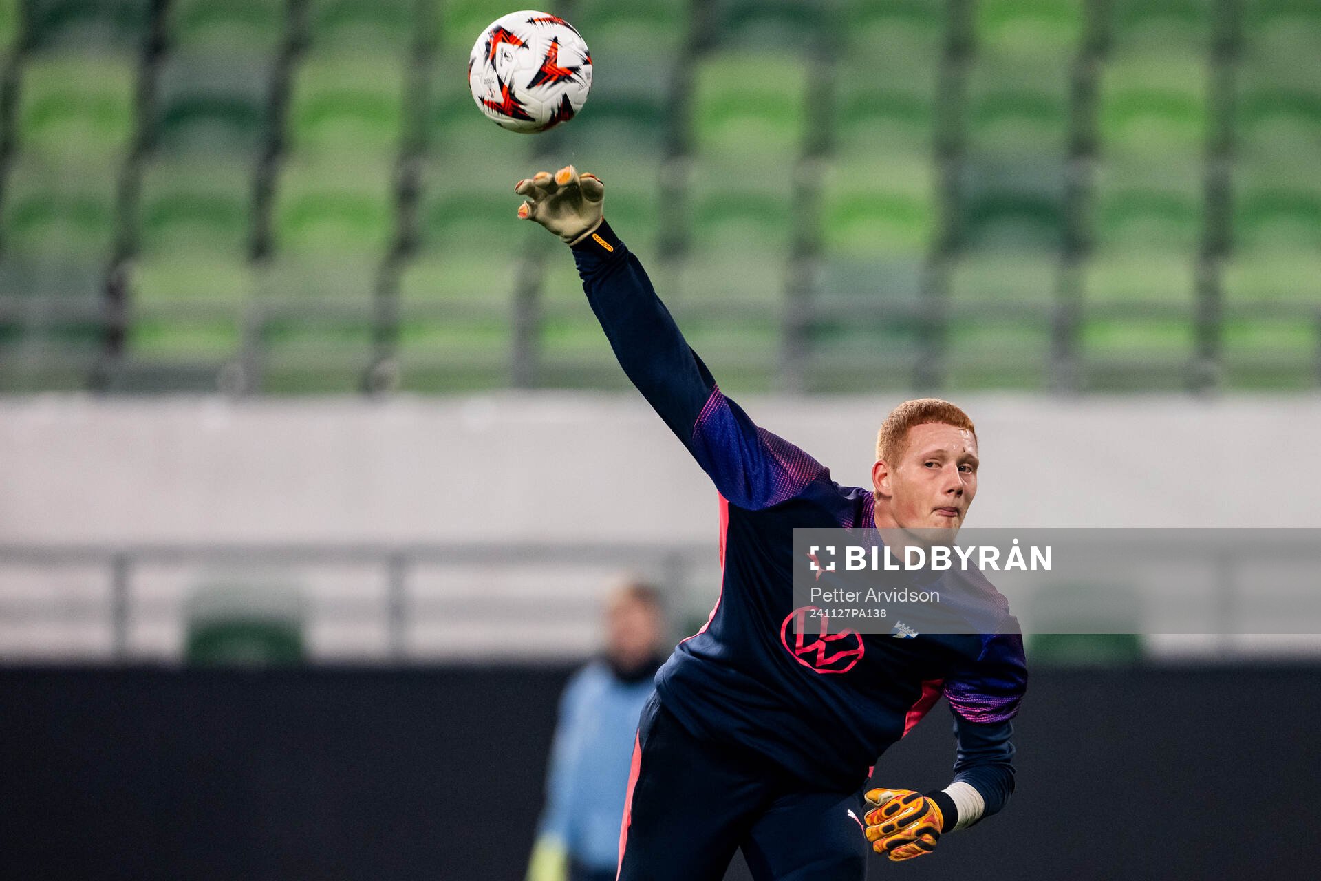 Goalkeeper Joakim Persson of Malmö FF