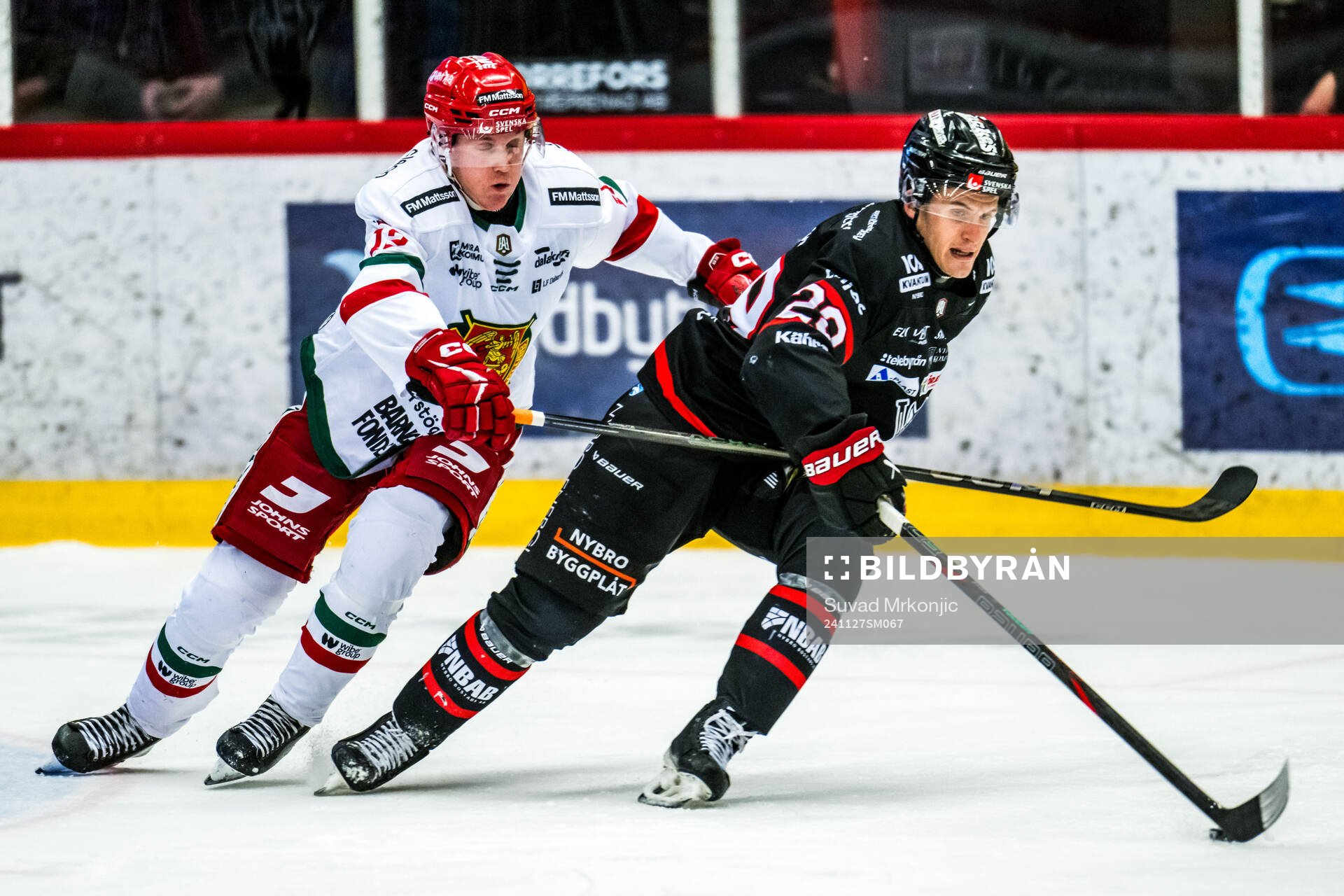 Moras Filip Björkman och Nybros Louis Boudon