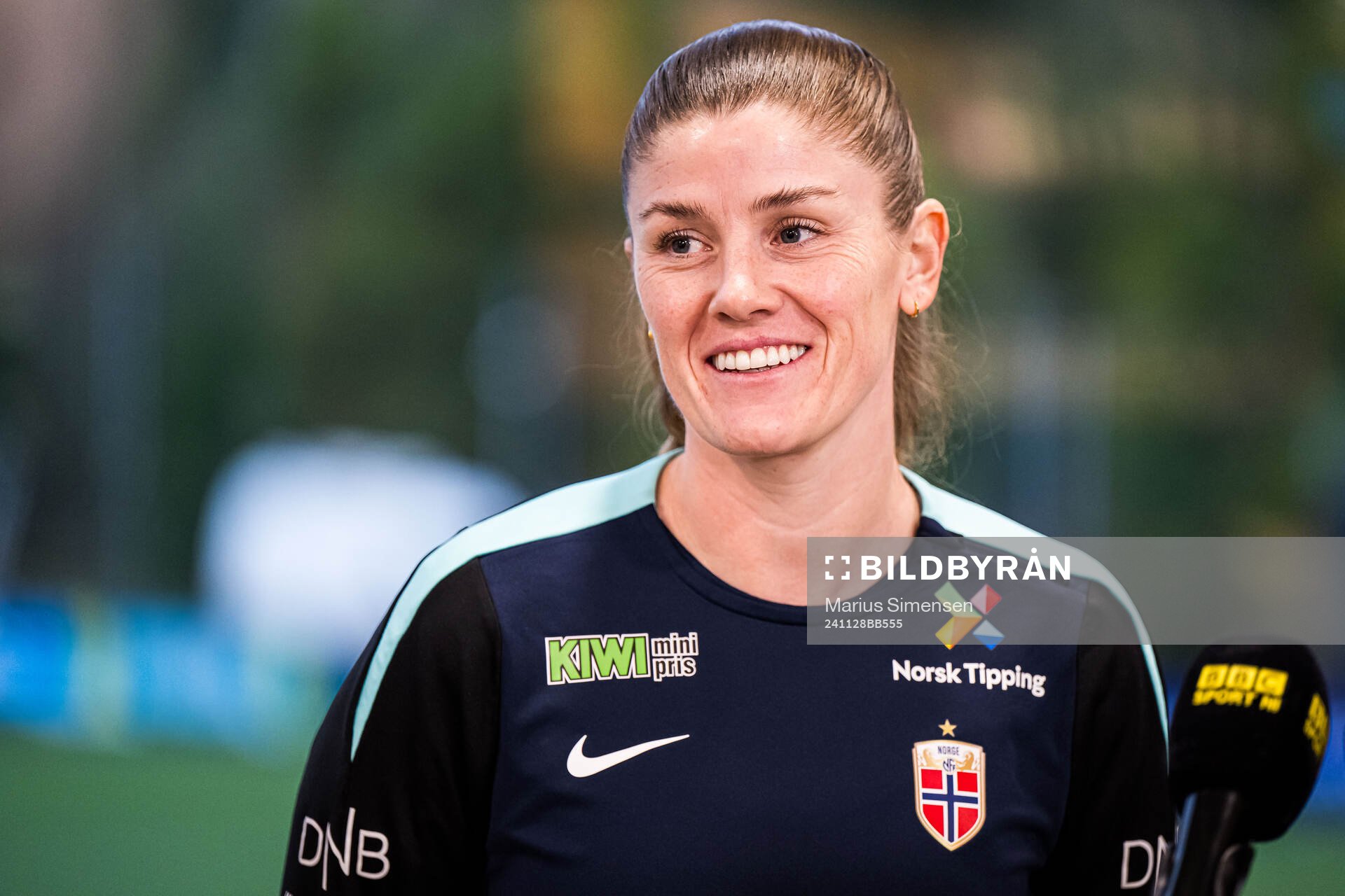 Maren Mjelde of the Norwegian women's national football team