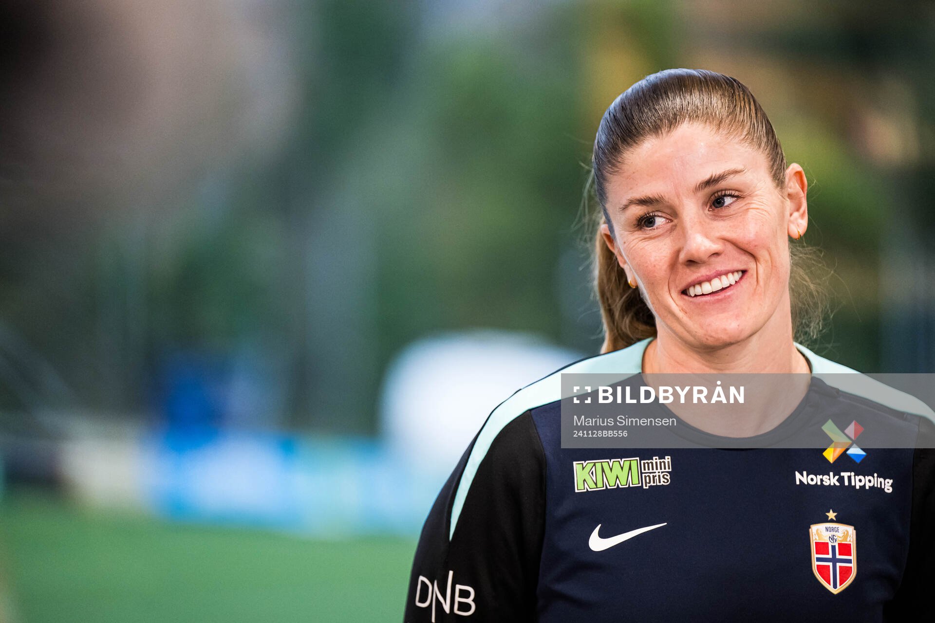 Maren Mjelde of the Norwegian women's national football team