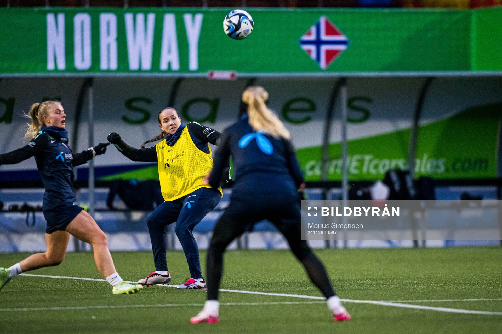Guro Reiten of the Norwegian women's national football team