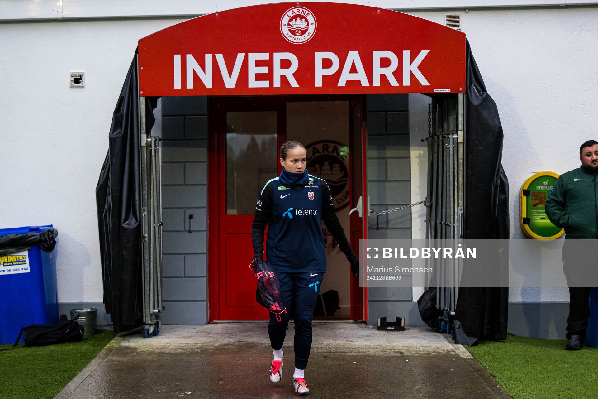 Guro Reiten of the Norwegian women's national football team