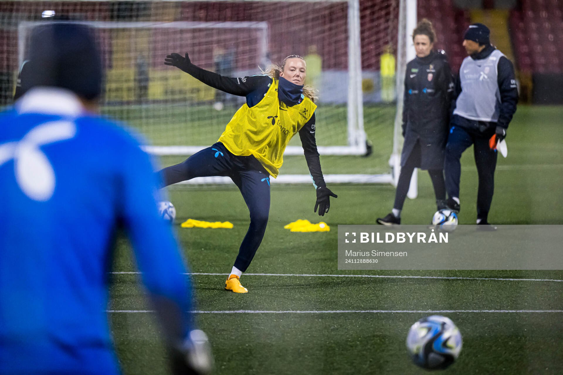 Synne Jensen of the Norwegian women's national football team