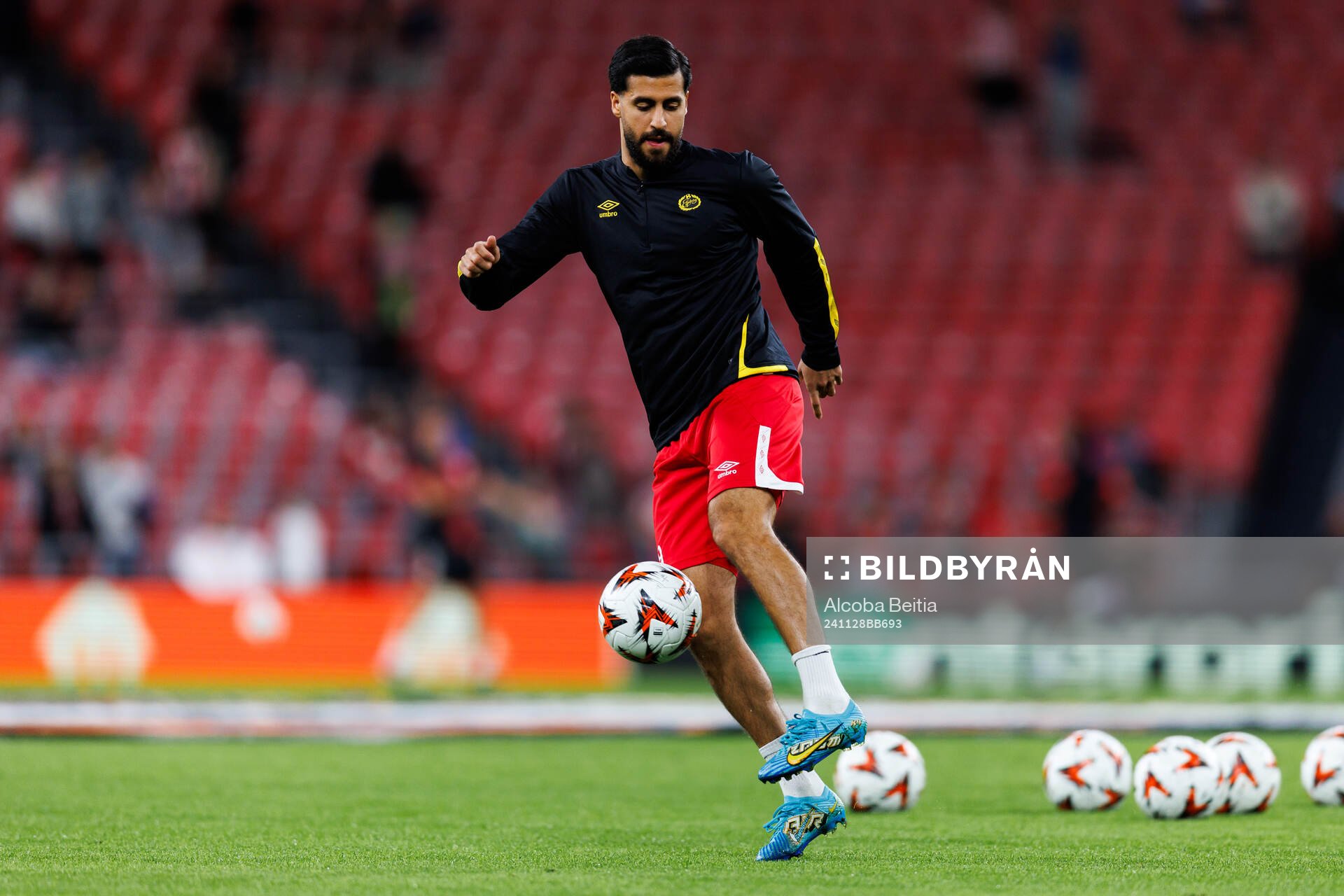 Rami Kaib of Elfsborg ahed of the Europa League match