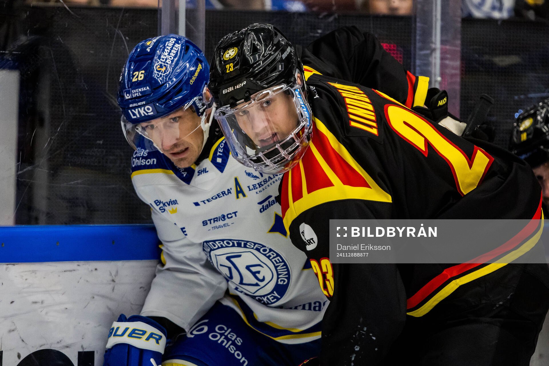 Leksands Patrik Norén och Brynäs Oskar Lindblom