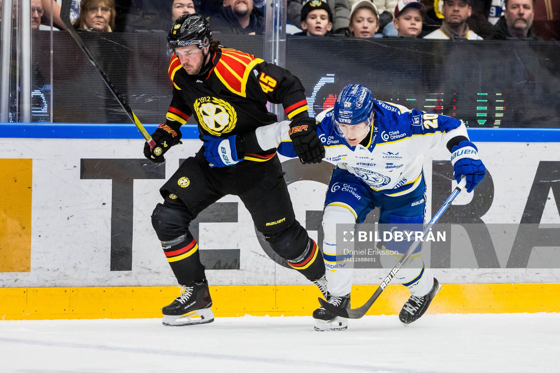 Brynäs Charles-Édouard D'astous och Leksands Axel Rindell