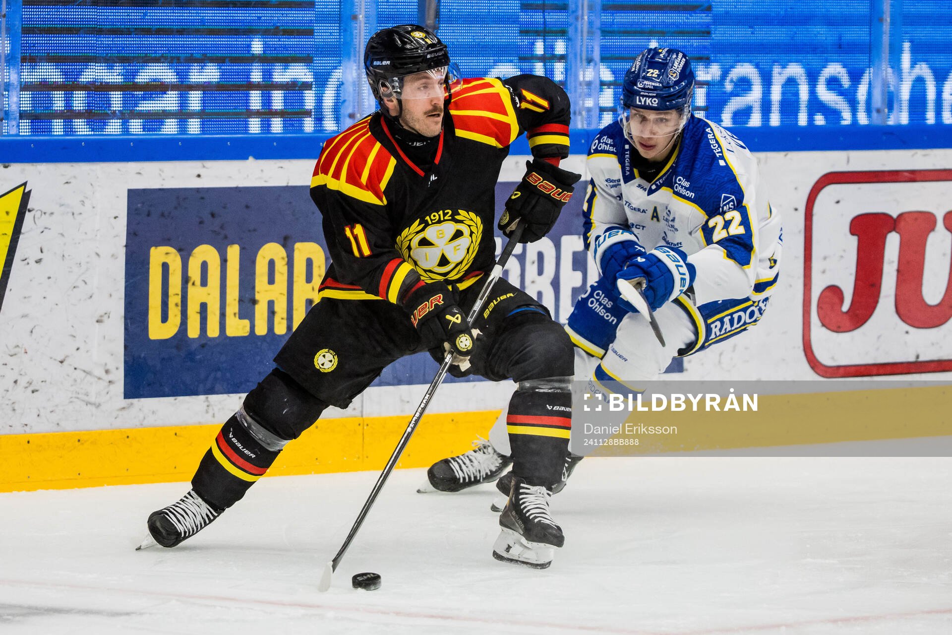 Brynäs Jordan Schroeder och Leksands Lukas Vejdemo